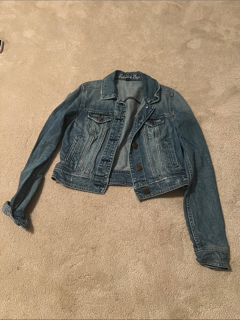 American Eagle Outfitters Light Blue Denim Jacket
